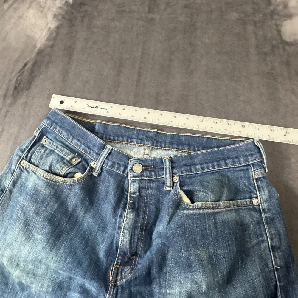 Levi's 505 Regular Fit Jeans Mens 34x32 Blue Straight Leg Denim 00505-1314